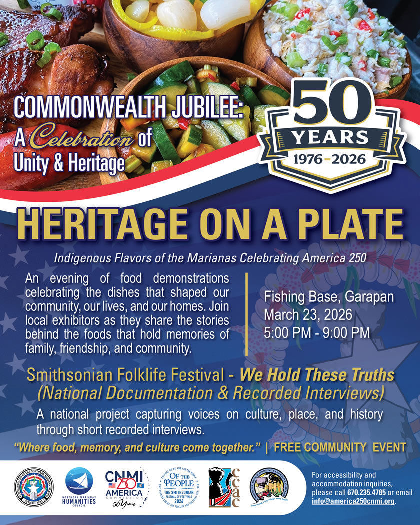 Heritage on a Plate (Indigenous Flavors of the Marianas Celebrating America 250) Flyer Thumbnail